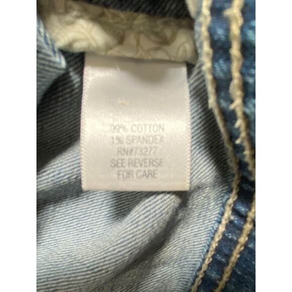 Sonoma Women’s Large Denim Jacket - Custom Sequin Fish Design - Picture 4 of 16